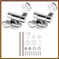[chasoedivine.sg] Toilet Seat Hinge 1Pair Replacement Stainless Steel Hinges for All Toilet Seat Cover Lid Soft Close Toilet Seat Fittings, Easy to Use Fine Workmanship