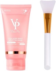 VP Collagen Night Wrapping Mask, Overnight Hydrating Facial Mask with Collagen & Glycerin, Lightweig