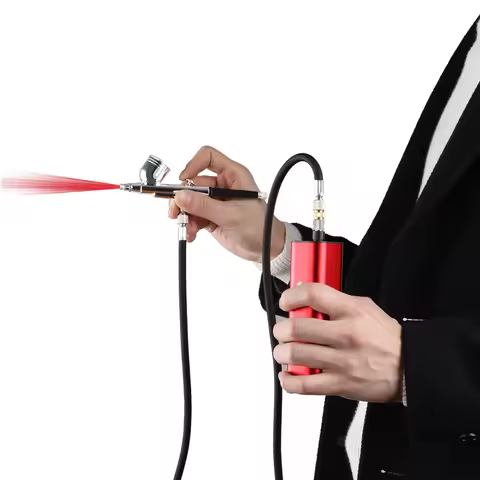 Best Quality New Arrival TM80S Wireless Airbrush With Compressor Kit 32Psi Auto Start Stop Mini Port