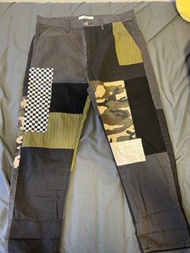 FDMTL Patchwork Cargo Pants - Black