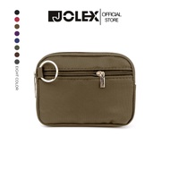 JOLEX Waterproof Nylon Coin Purse W/Keyring Affordable Unisex 2 Zipper Card Coin Purse ZD272