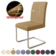 Waterproof Fabric Multi-Color Chair Cover Spandex Elastic Soft Chair Slipcover Seat Case For Office Kitchen Dining Room