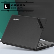 Customized Vinly Self Adhesive Sticker Laptop Matte black 3sides Skin 14'' 15.6'' 13'' Inch Case Len