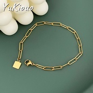 Yukiouo Jewelry New Arrival 18k Gold Pawnable Saudi Gold Original Bracelet for Women Elegant Fashion Aesthetic Couple Promise Small Nugget Pendant Bracelets Birthday Gifts Wedding Gifts ​pure Gold Jewelry Pawnable Legit Sale