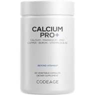 Codeage Calcium 250mg Supplement, Vitamin D3, Magnesium, Zinc, Copper, Boron, Vitamin K2-2-Month Sup