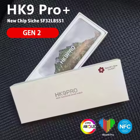 2025 AMoled SmartWatch HK9 Pro Gen 2 Original Series 10 2.02″ Infinite Screen AI ROBOT AMOLED NFC Co