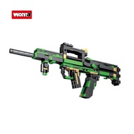 WOMA TOYS C0168 Assemble 8 in 1 Kids Brick Toy Groza Mini Weapons Plastic M4a1 Mp5k Awm Ak 47 Gun To