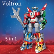 2321PCS FIT 21311 Voltron Deformable Building Blocks Model Bricks 5 in 1 Defender of the Universe To