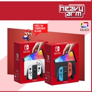 Nintendo Switch OLED Console White | Nintendo Switch OLED Console Neon Red Blue (Asia) * 12 Months W