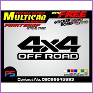 ✿ ❏ △ Multicab 4x4 marking Sticker Decals Set cut-out vinyl