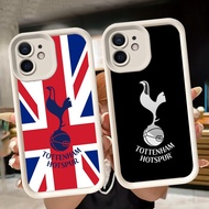 Soft Casing for iphone XS X XR 15 11 12 Mini Pro Max White Q89 Tottenham-Hotspur