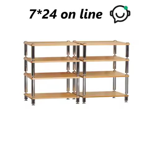 AVplay AV-605018-2 Row Audio Table AV System HiFi Amplifier Rack Shock-Absorbing Nail Stand Rack TV 