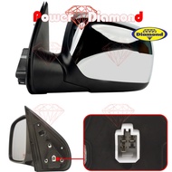 กระจกไฟฟ้า อีซูซุ ดีแมกซ์ DMAX ปี 2002-2006 ไฟฟ้า 3 สาย รุ่นฝาหลังโครเมี่ยม กระจกข้าง กระจกมองข้าง i