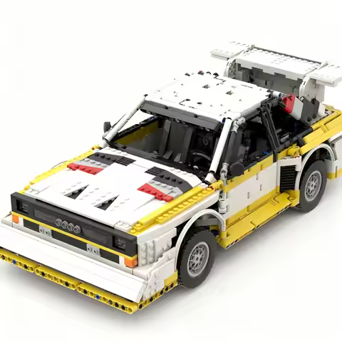 2525pcs MOC Audied Quattro S1 E2 RC Rallycar Technical Model Building Blocks Christmas Gift Assemble