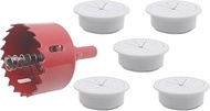 OZXNO 5pcs TV Cord Hider Kit 1.96" (50mm Hole) Cord Organizer for TV Wall Cord Hider in Wall Cable M