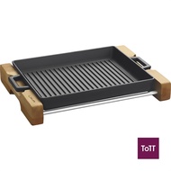 Lava Eco Cast Iron Square Grill Pan With Metal Handle 26x26cm 2.2L