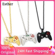 🎮Esther Game Controller Pendant Necklace for Men gold necklace pawnable 18k necklaces aesthetic gold pawnable jewelry gifts ideas for women gold necklace for men silver necklace for men stainless steel necklace for couples bestfriend Choker Charms
