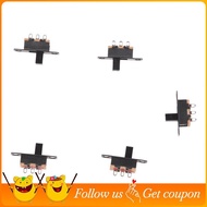 5 Pcs 50V 0.5A 3 Pin 2 Position On/OFF 1P2T SPDT Slide Switch 3 Pin