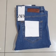 Celana Jeans Denim Slim Fit Zara Man Original Not Levis Bape HNM Pedro