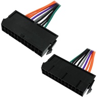 2X 24 Pin to 8 Pin ATX PSU Power Adapter Cable Compatible for DELL Optiplex 3020 7020 9020 Precision