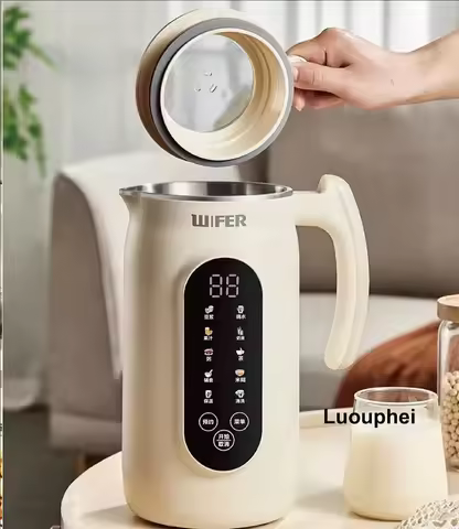 1.8L Soymilk Maker Electric Juicer 12h Appointment Rice Paste Machine Rapid Heating Food Wall Breake
