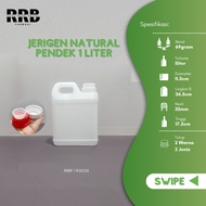 1 Liter Jerry Can Derigen 1 Liter HDPE Jerry Can Box