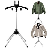 Display Stand Clothes Hanger Garment Foldable Tripod Steamer Rack Cloths Iron Hanging Stand Clothing