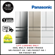 PANASONIC NR-F603GT 488L 6-DOOR MULTI DOOR FRIDGE - 1 YEARS WARRANTY