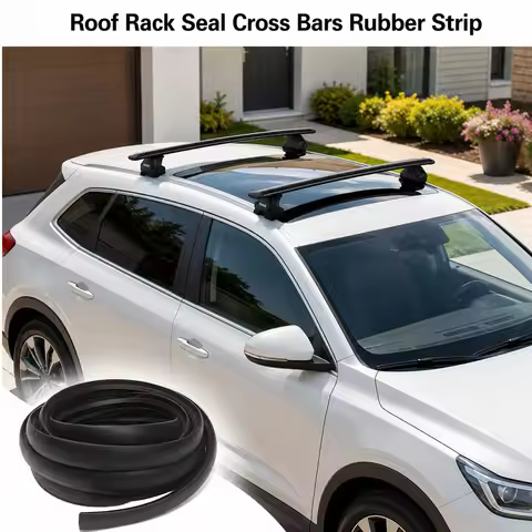 3m/4m Car Roof Rack Rubber Sealing Strip Black Rubber For Thule WingBar/Aeroblad/Pioneer Platform To