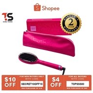2 Years Warranty - GHD Glide Professional Smoothing Hot Brush Limited Edition In Orchid Pink Gift Se