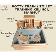 Potty Train rabbit large size toilet training rabbit