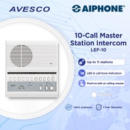 Aiphone | 10-Call Master Station | LEF-10 | LED and call-tone indicators | Avesco