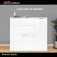 4 Tier Chest Drawer /Bedroom Furniture/Drawer Baju/Drawer Chest/Almari Laci/Chest of Drawer/ 3 Tier 