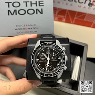 นาฬิกา Omega x swatch Mission to the Moon ของแท้ แถมฟรีฟิล์มกันรอยไฮโดรเจลใสยี่ห้อโฟกัส