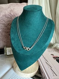 可免息分期 多年正版正貨商標門市現貨 Tiffany & Co. infinity Silver Necklace 925 純銀 頸鏈