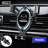 Sieece Car Phone Holder Celphone Holder Gravity Auto Phone Holder Phone Stand Car Accessories For Mazda 3 323 CX8 CX9 CX7 MX5 BT50 Mazda 6 2 5 CX3 CX5 RX8 RX7 CX30
