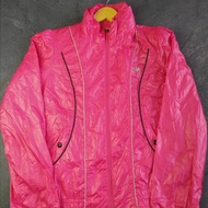 JAKET SPORT WINDBREAKER WANITA WARNA PINK BRAND LE COQ SPORTIF SIZE M