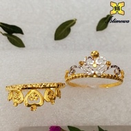 ISTIMEWA 916 Crown Gold Ring Cincin Mahkota Emas 916