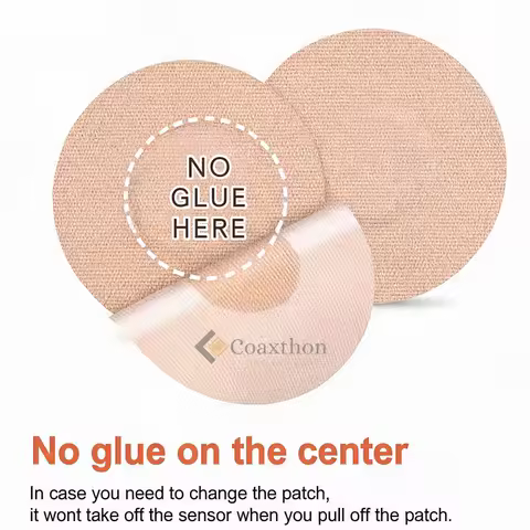 100 Skin Color Waterproof Adhesive CGM Sensor Patch For Freestyle Libre Aidexx Linx Sensor Patches D