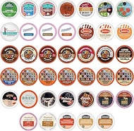 Crazy Cups Pod Variety Pack - Unique Flavors of Chocolate, Vanilla, Caramel, Coffee Capsules, Flavor