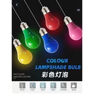 LED9W Bulb Red Yellow Blue Green Yellow Pink E27