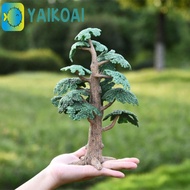 GLENES Simulation Cypress, Cypress Pine Trees Coconut Tree, Ecological Plants Mini Vivid Plastic Lan