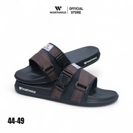 Worthwild - Gozo A3 Brown Size 44-49 | Large Size Men's Sandals| Slippers BIG Size | Jumbo Slide San