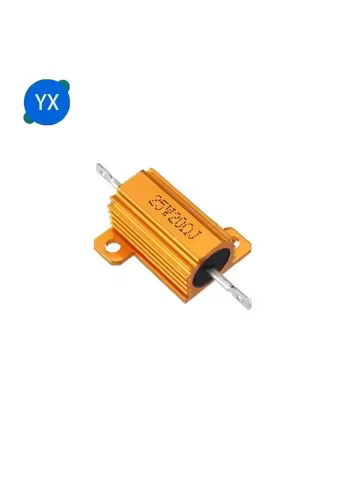 RX24 25W Aluminum Power Metal Shell Case Wirewound Resistor 0.01 ~ 30K 1 2 3 5 6 8 10 20 100 150 200