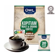 OWL Kopitiam Roast And Ground Kopi - O Kosong Coffee 20 Sachets/Kopitiam Roast And Ground Kopi Siew 