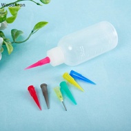 [WoodAron] 1Pc 50ml Jam Painting Squeeze Bottles With 7 Nozzles For Multi-Purpose Use Jam Pot Cake T