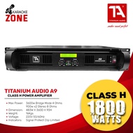 Titanium Audio A9  / Power Amplifier / 1800w / Class H Power Amplifier / Titanium Audio / Pa 2000