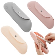 Silicone Makeup Brush Storage Bag Waterproof Button Storage Organizer Box Keep Brushes Pristine & Is