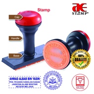 COP KAYU RUBBER STAMP (Name Cop, Company Cop, Address Cop & Bank Cop)
