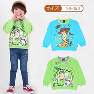 23 Japanese Style Boys Spring and Autumn Pure Cotton Long-Sleeved Sweatshirt Children Thermal round-Neck Tops Cartoon Anime T-shirt
